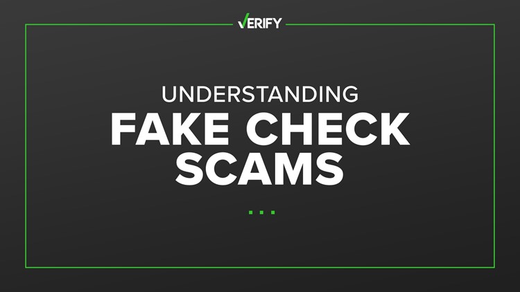 Understanding fake check scams