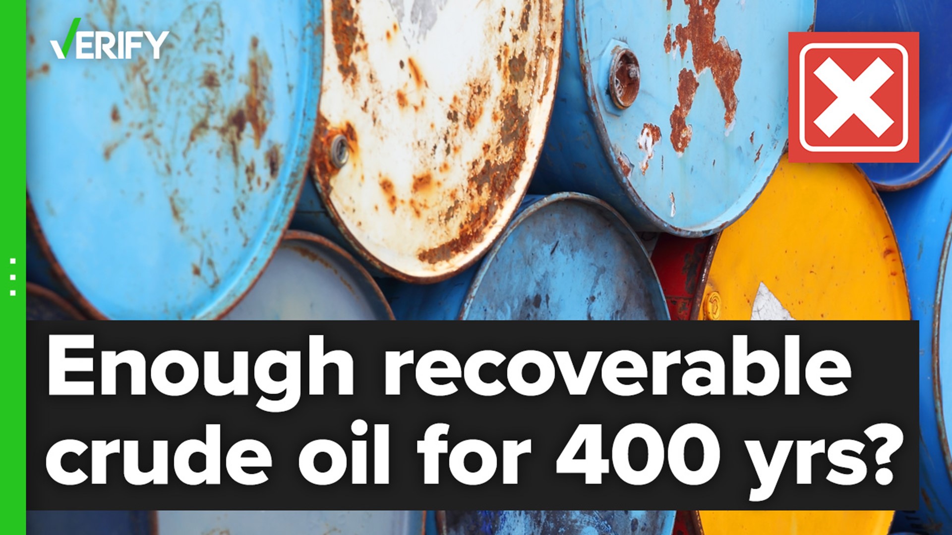 A viral copy-and-paste chain message falsely claims there is enough recoverable crude oil in the U.S. to supply future demand for more than 400 years.