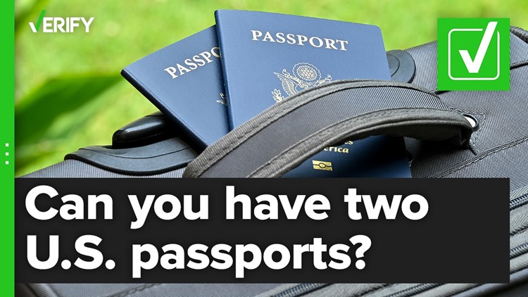 You can have more than one valid U.S. passport