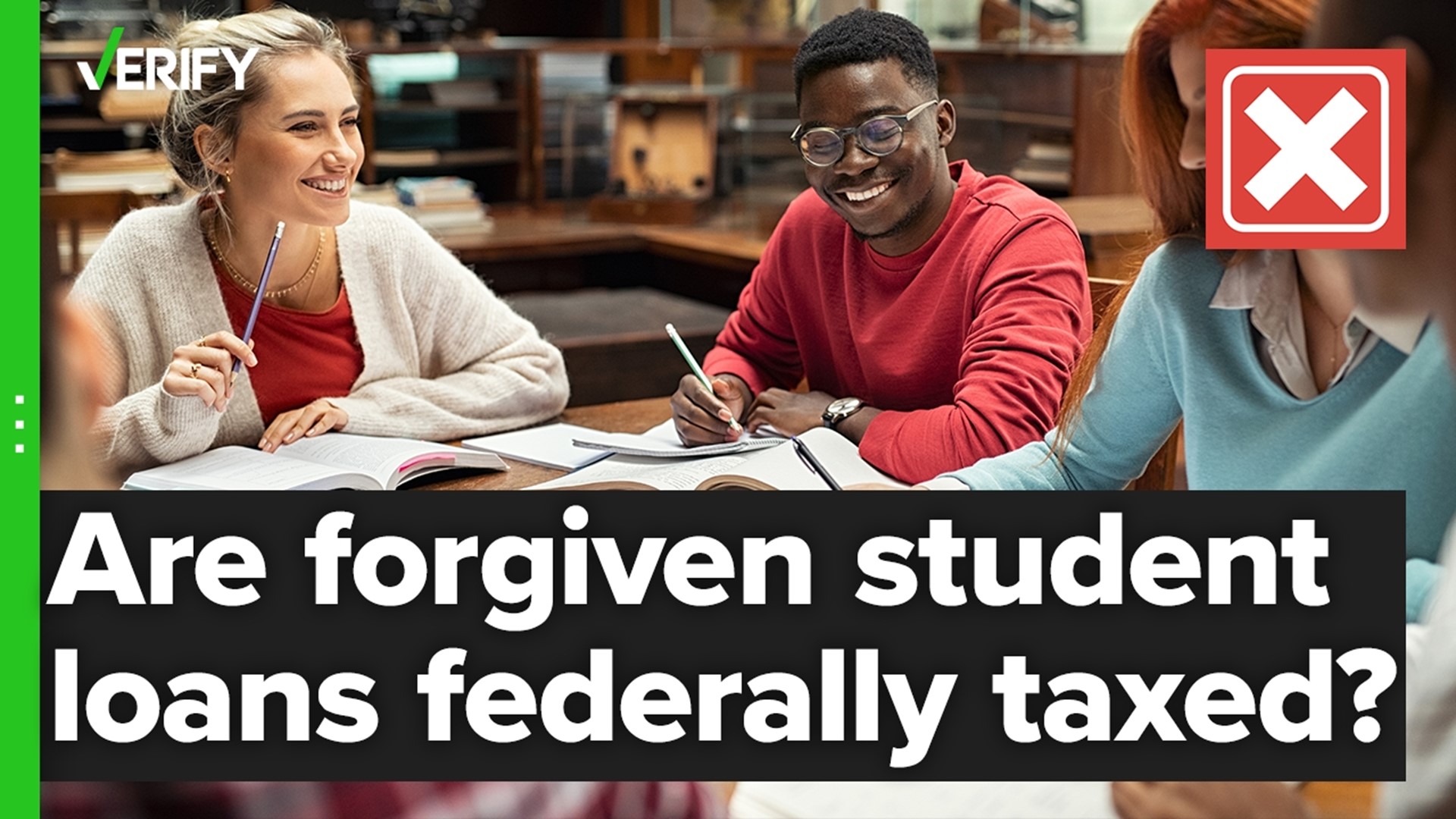 Federal tax-free student loan forgiveness through at least 2025 was promised as part of the American Rescue Plan of 2021. States decide if they want to tax instead.
