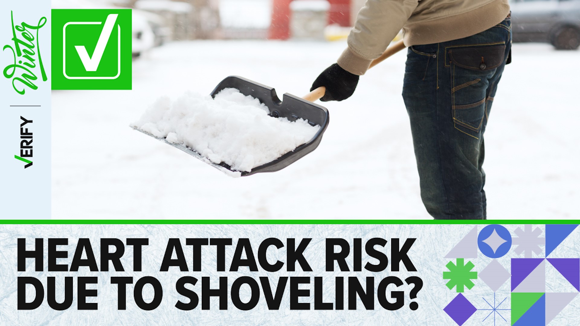 Snow shoveling can put strain on anyone’s heart, but people with health conditions or those who don’t exercise regularly are especially at risk of a heart attack.