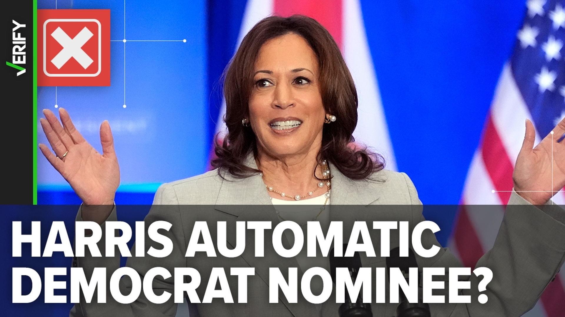 Harris won’t automatically replace Biden after he drops out