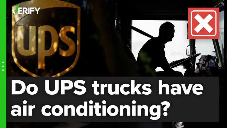 No, UPS trucks do not have air conditioning in them