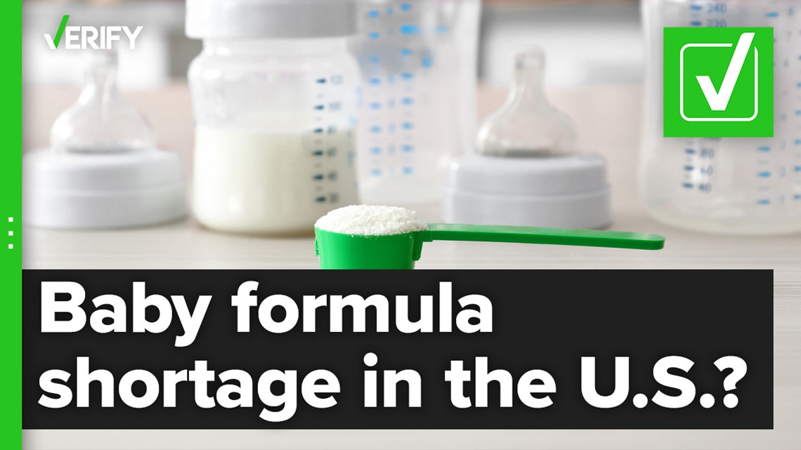 Yes, there is currently a shortage of some baby formulas in the U.S.
