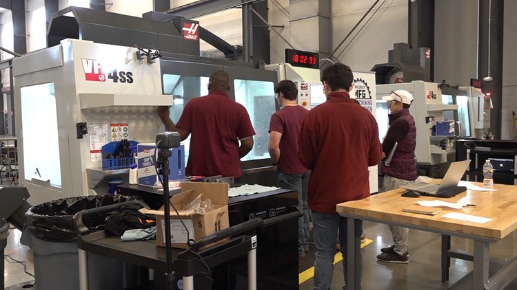 Students from SEC colleges compete at first-ever machining competition, crafting SEC logo