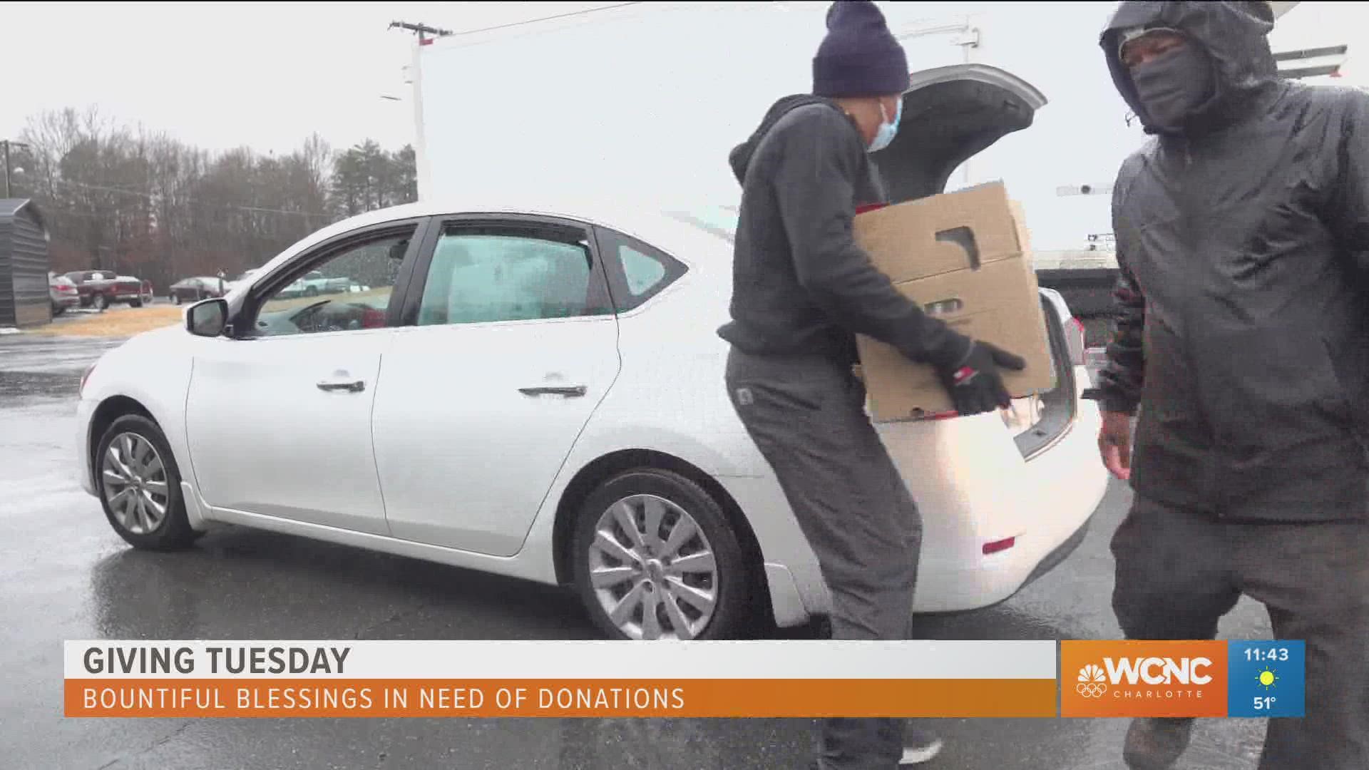 How to help Bountiful Blessings in Gastonia this Giving Tuesday.