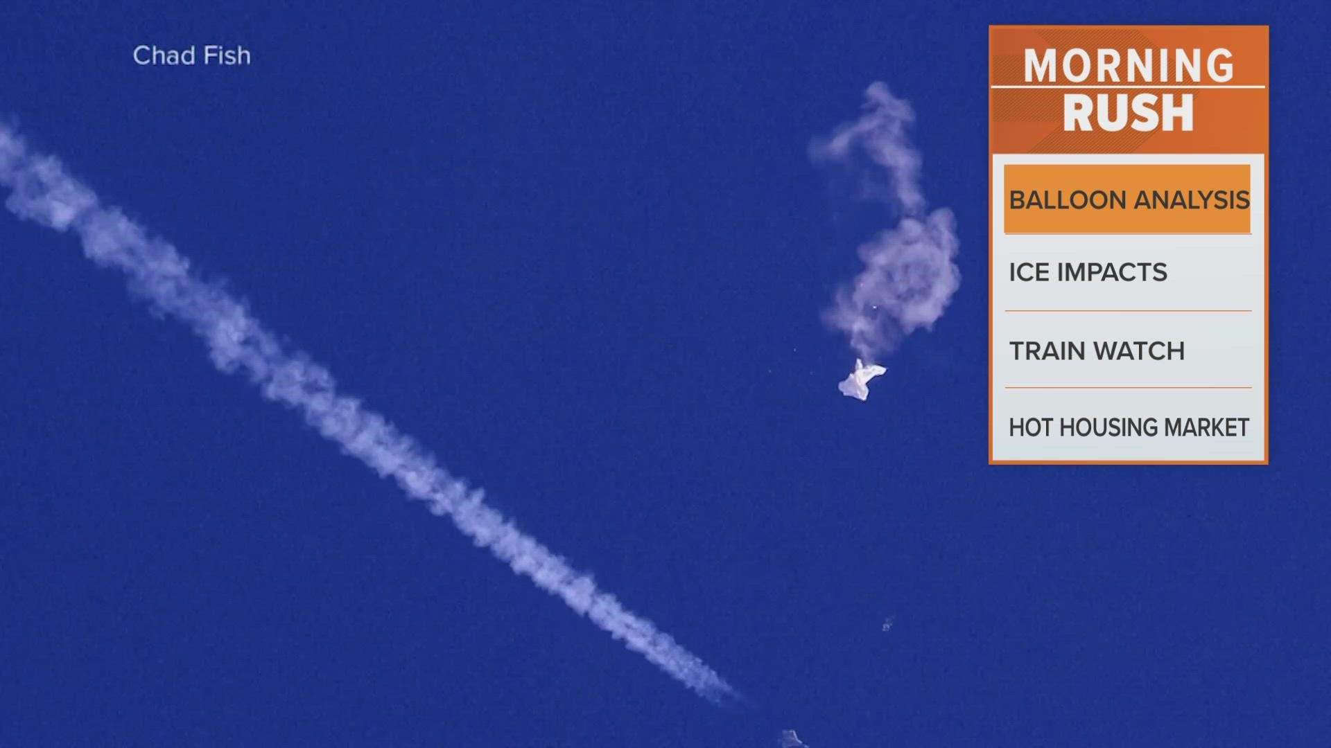 On Feb. 4, the U.S. military shot down the balloon off the South Carolina coast.