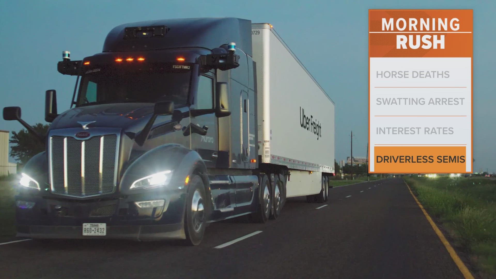 Autonomous semi-trucks could be coming soon to Interstate 45 between Houston and Dallas.