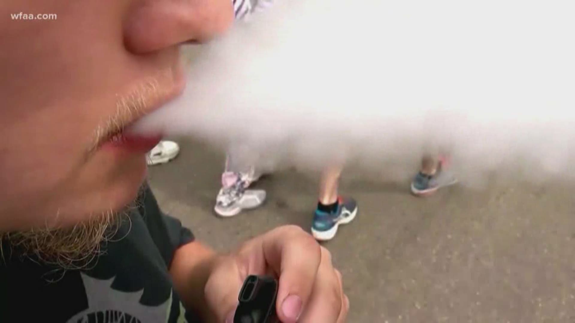 A teen in Texas is the latest person to experience health problems that may be linked to vaping, according to health officials. A spokesperson for the Texas Health Department confirmed this week that a teen had lung disease after vaping.