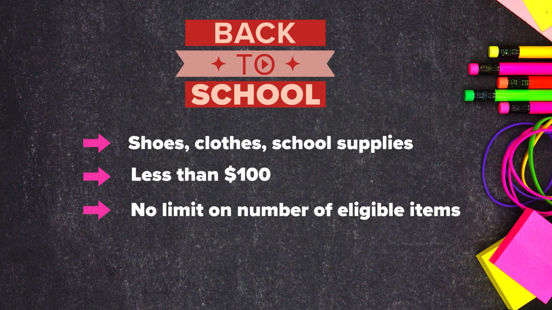 Complementary Items Example Texas Tax-Free Weekend 2026: What qualifies and when to shop | kagstv.com