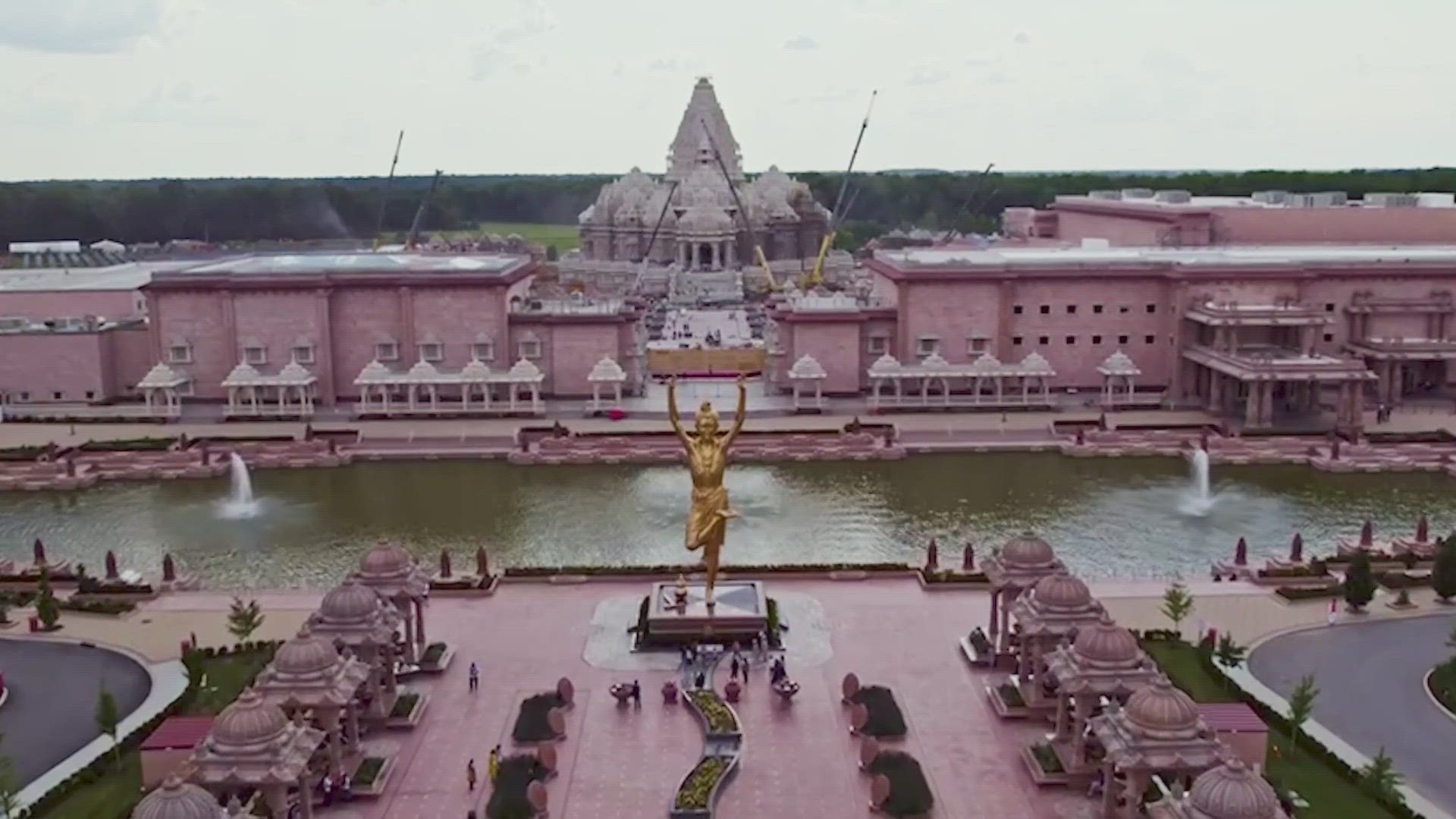 "There's a sense of pride that you're a small part of building this," said Akshar Patel, who has been to all three Akshardhams in the world.