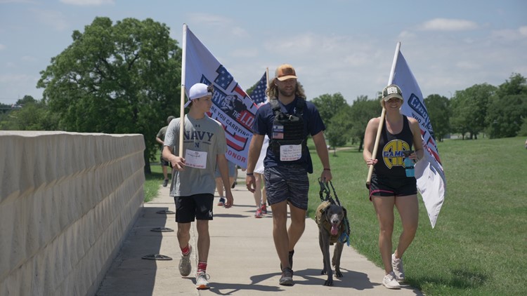 The true meaning of Memorial Day: Veterans march held in Fort Worth in effort to help families who’ve lost loved ones