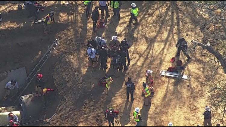 Man transported to hospital after pulled from pipe in Arlington, says fire department