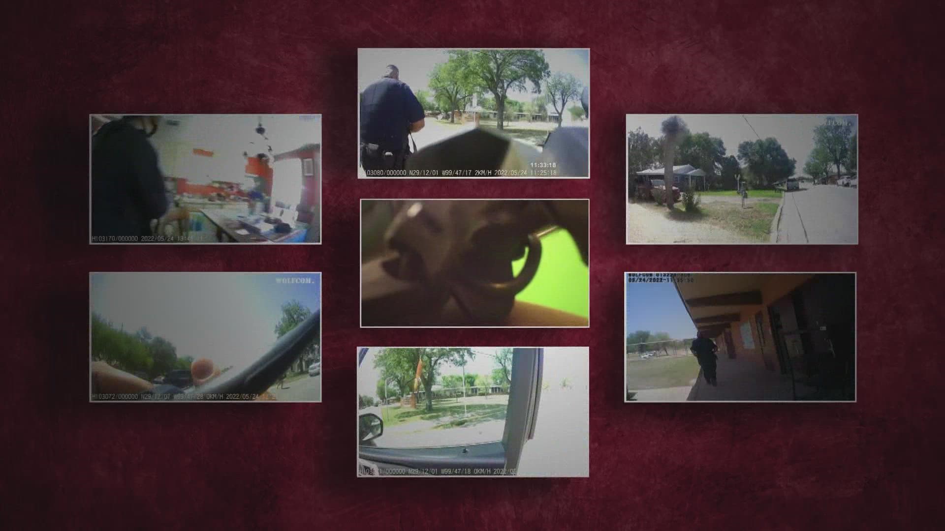 Bodycam videos from multiple officers offer different perspectives of the shooting at Robb Elementary in Uvalde.