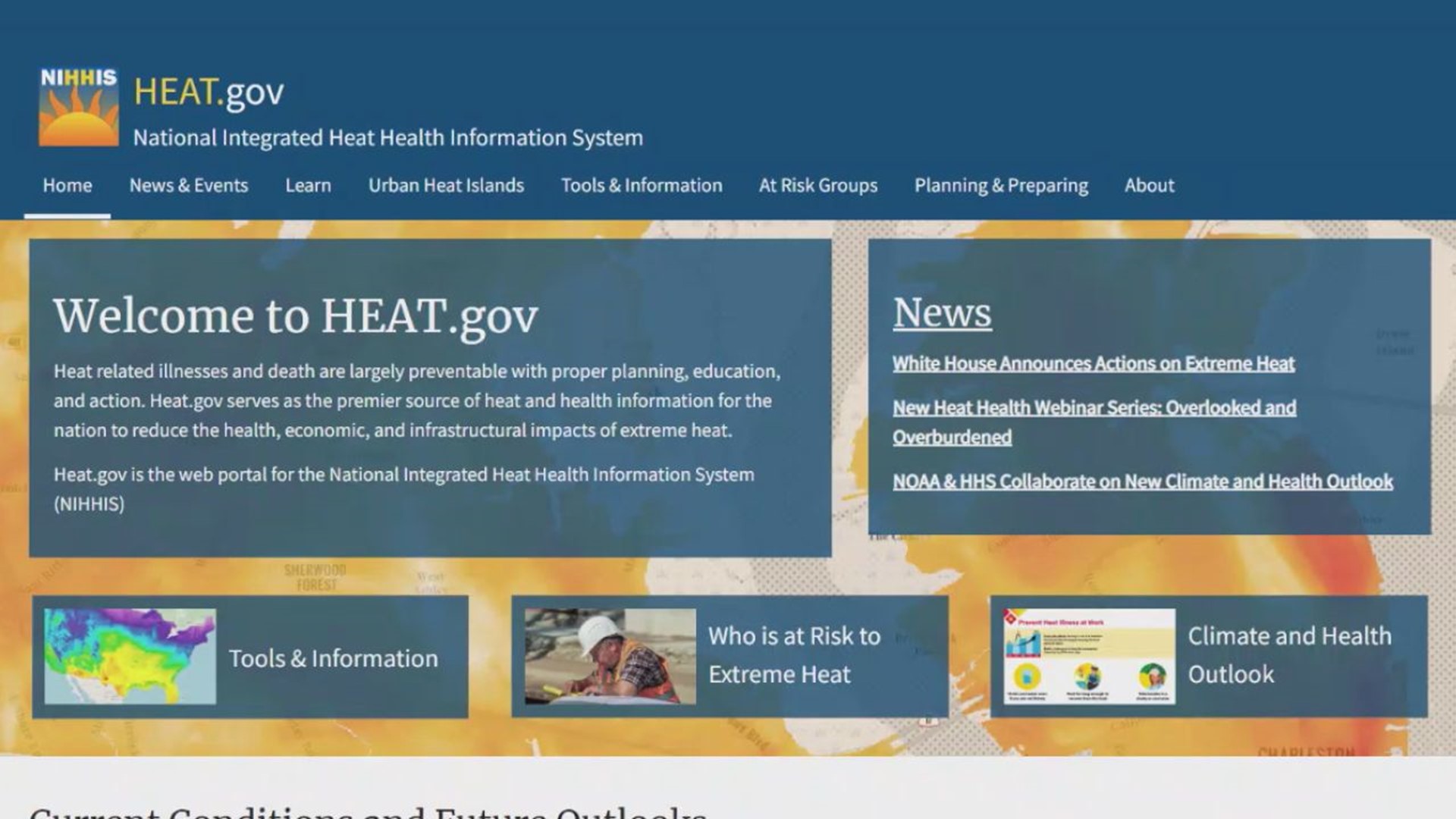 The new website is designed to provide both the public and decision-makers with clear, science-based information to help reduce the health risks of extreme heat.