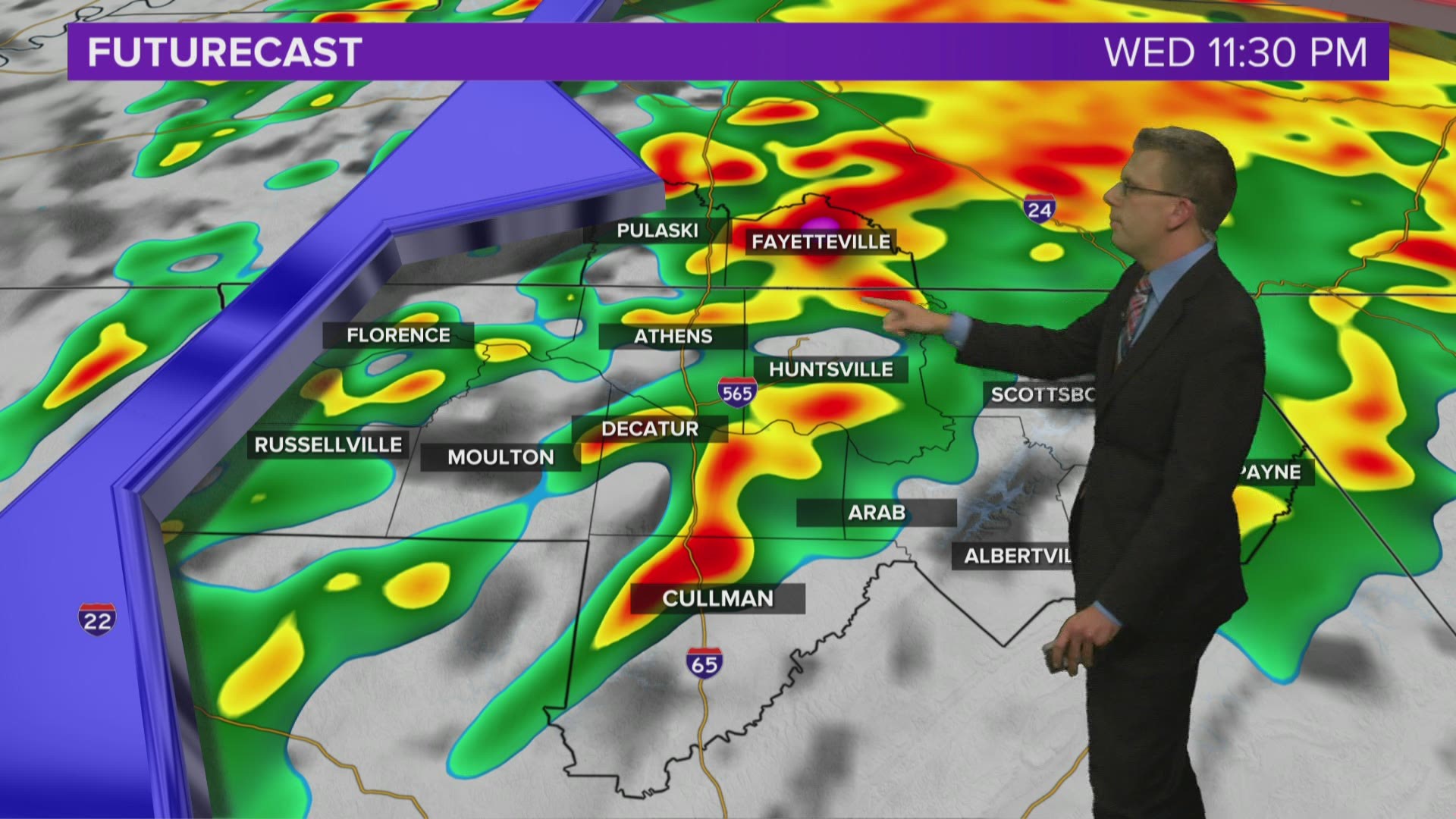 Significant rain will lead to flooding overnight and tomorrow morning.